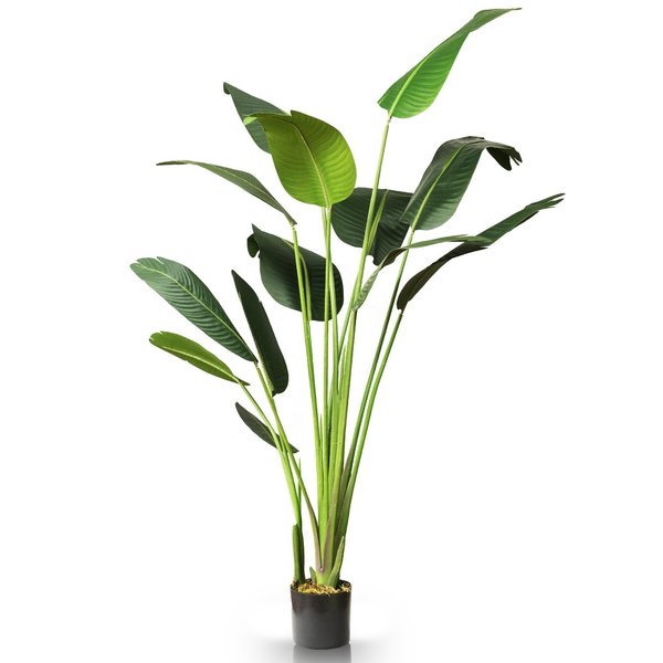 Forever Leaf 6 ft. Faux Bird of Paradise FL01103